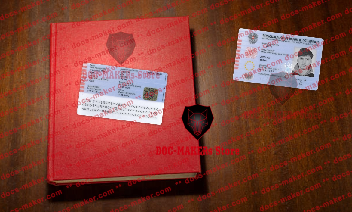 Austria ID Card – PSD Template